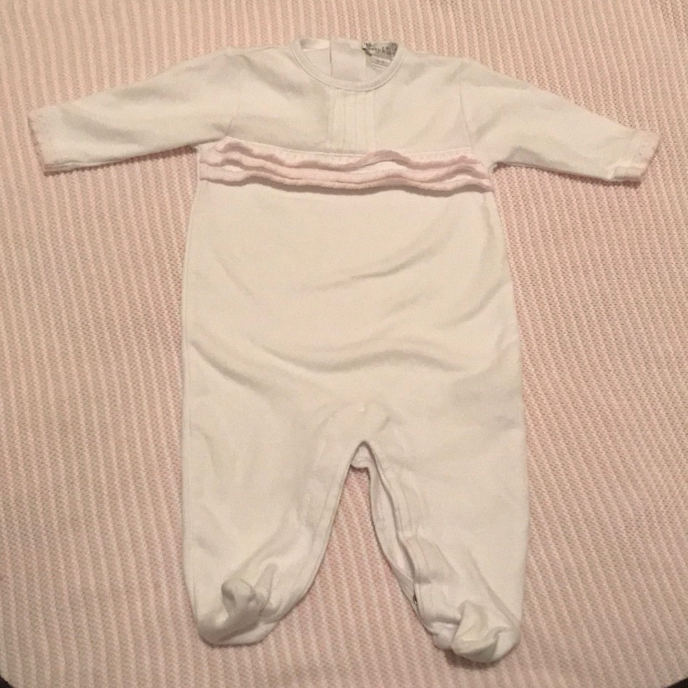 Kissy kissy baby girl footie